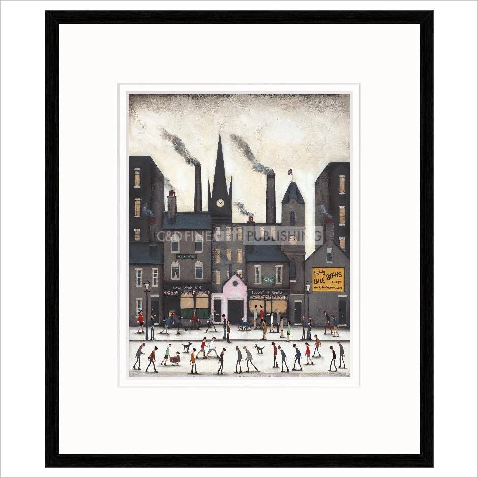 Last Orders on Union Street by Sean Durkin - matt black oak frame
