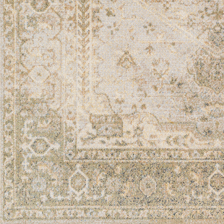 Lillian Traditional Washable Rug Brown & Beige - TheArtistsQuarter