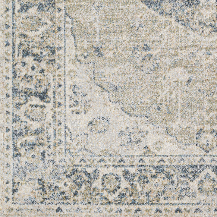 Lillian Traditional Washable Rug Green - TheArtistsQuarter