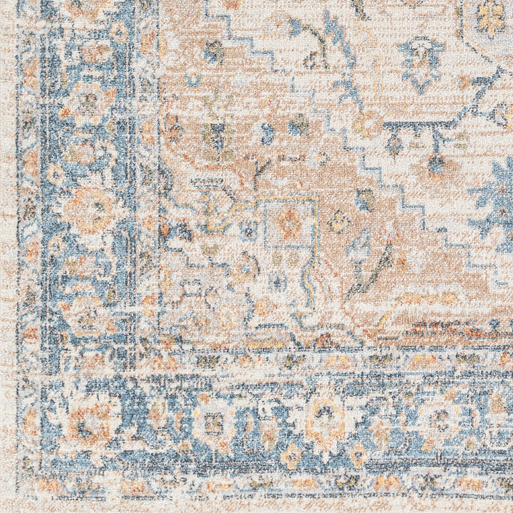 Lillian Traditional Washable Rug Beige - TheArtistsQuarter