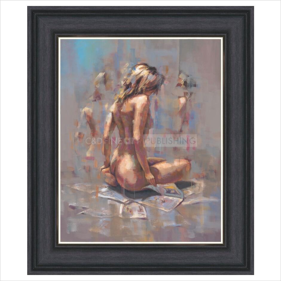Kneeling Nude By Martin Leighton - TheArtistsQuarter