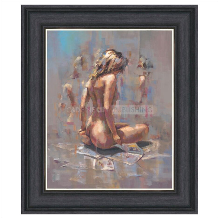 Kneeling Nude By Martin Leighton - TheArtistsQuarter