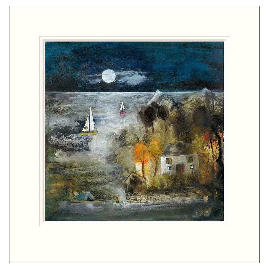 Night Fishing By Rosa Sepple - TheArtistsQuarter