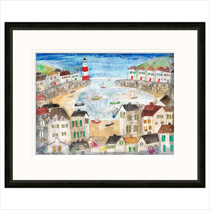 Harbour Light House By Rosa Sepple - TheArtistsQuarter