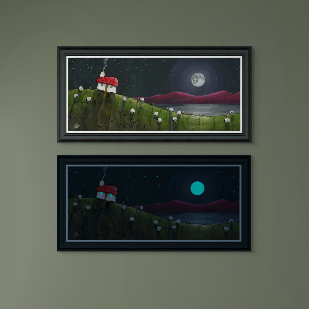 Glimmering Night (Glow In The Dark Version) By Geoff Beckett *Delivers Late November - TheArtistsQuarter