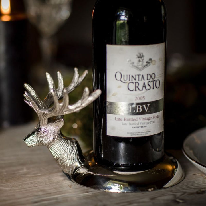 Culinary Concepts London. Stag Wine Bottle Holder - TheArtistsQuarter