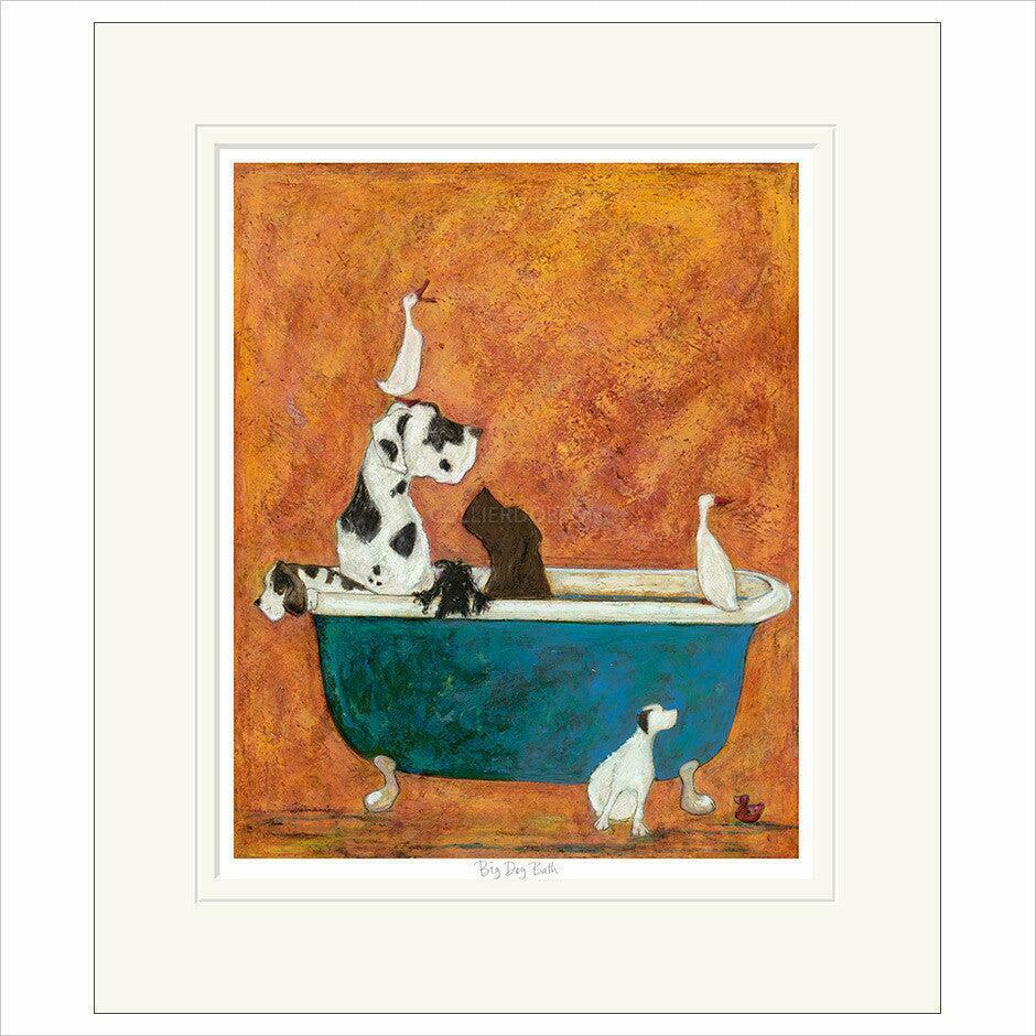 Big Dog Bath By Sam Toft - TheArtistsQuarter