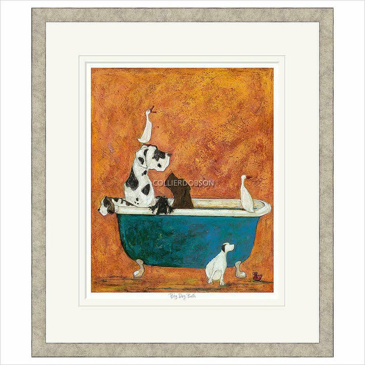 Big Dog Bath By Sam Toft - TheArtistsQuarter