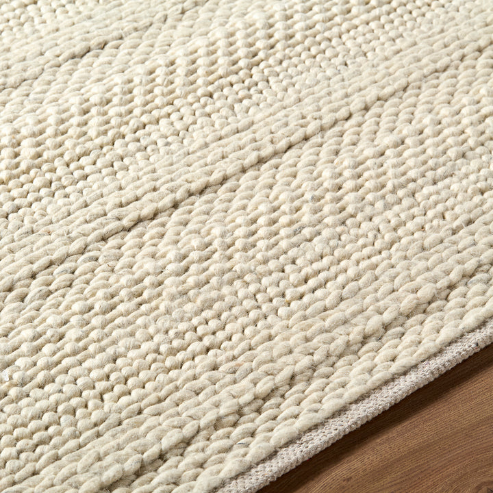 Tahoe II Global Wool Rug Ivory - TheArtistsQuarter