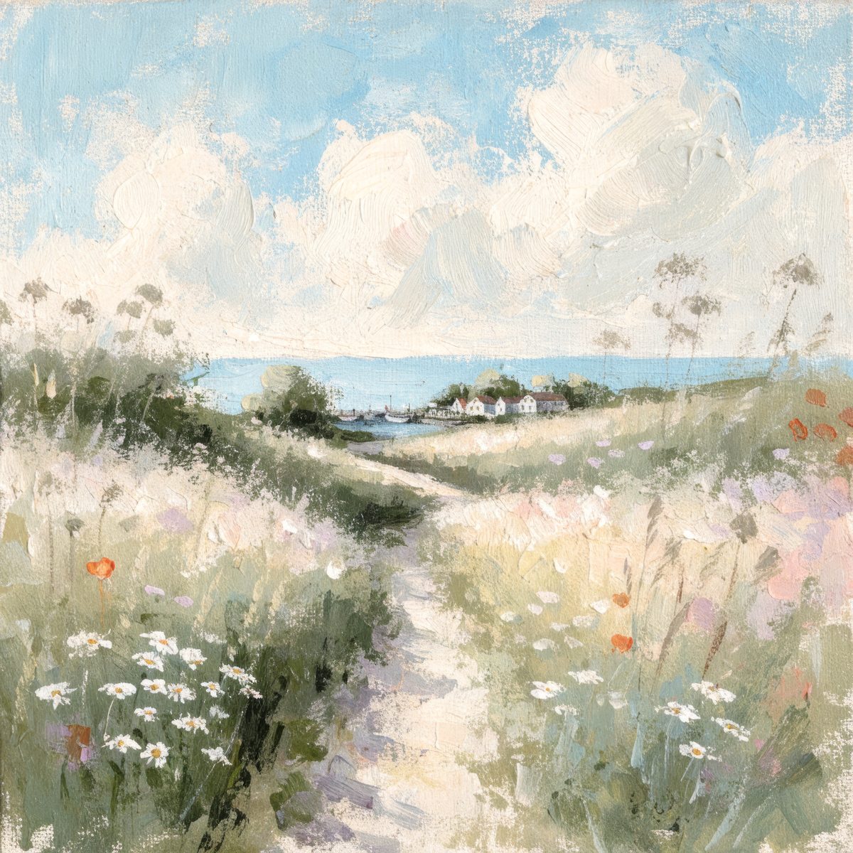 Wildflower Lane – original painting by The Artists Quarter