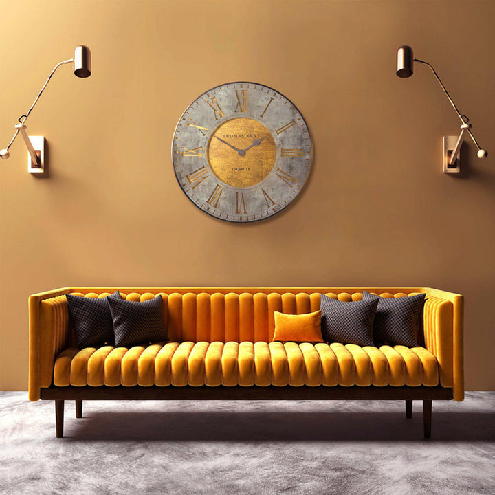 Thomas Kent London. Florentine Star Wall Clock 30" (74cm) Gold PRE ORDER OCTOBER - TheArtistsQuarter