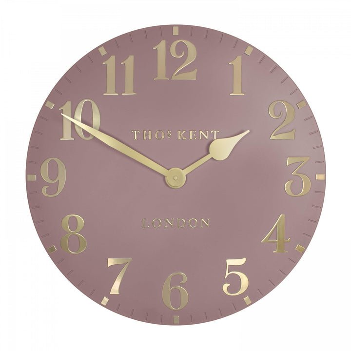 Thomas Kent London. Arabic Wall Clock 20" (51cm) Blush Pink - TheArtistsQuarter