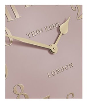 Thomas Kent London. Arabic Wall Clock 20" (51cm) Blush Pink - TheArtistsQuarter