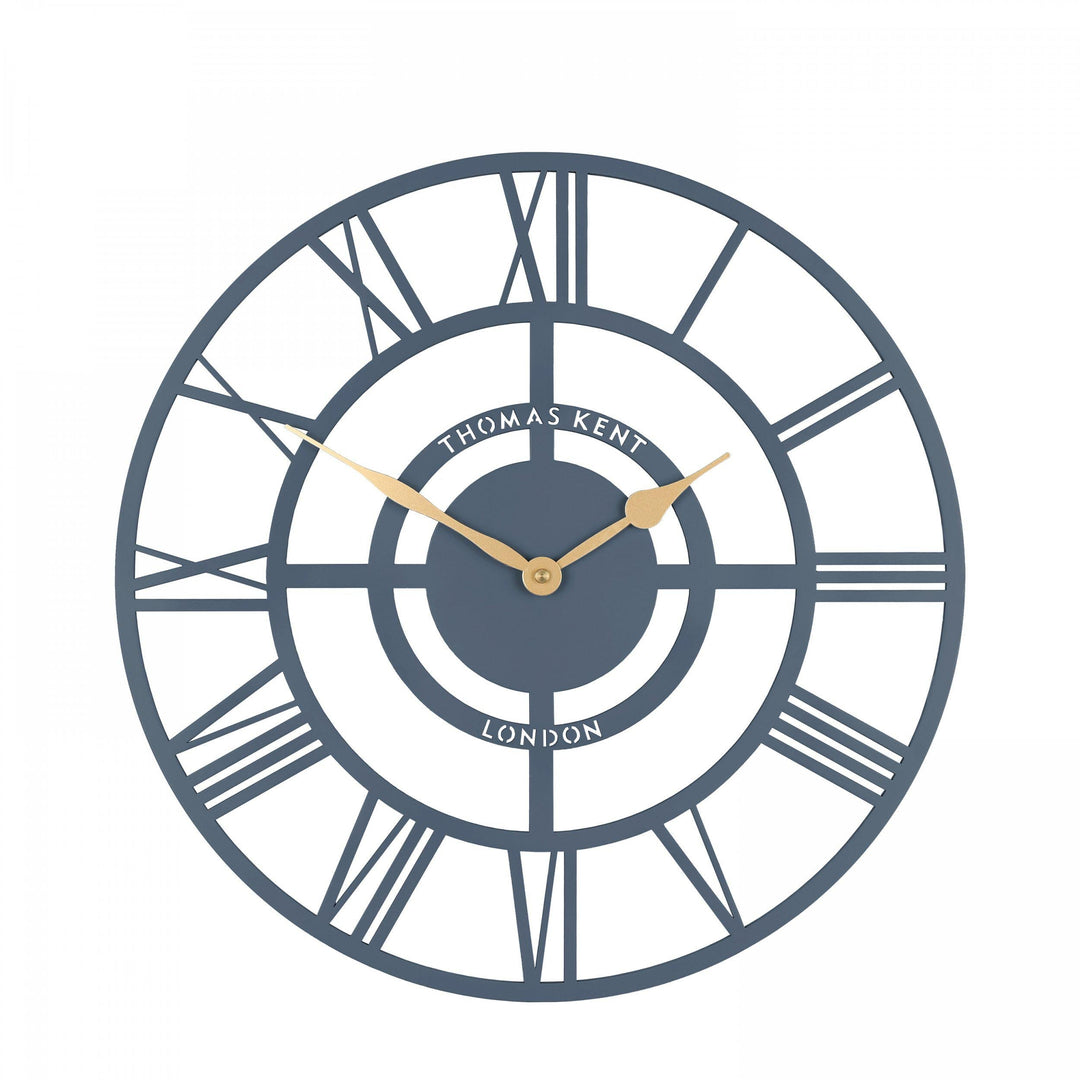 Thomas Kent London. Bright Star Wall Clock 16" (40cm) Deep Sea - TheArtistsQuarter