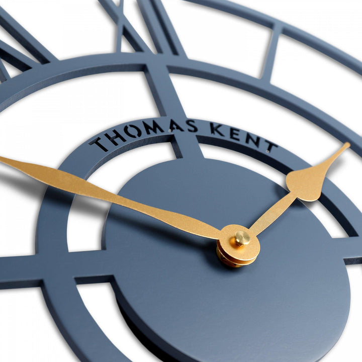 Thomas Kent London. Bright Star Wall Clock 16" (40cm) Deep Sea - TheArtistsQuarter
