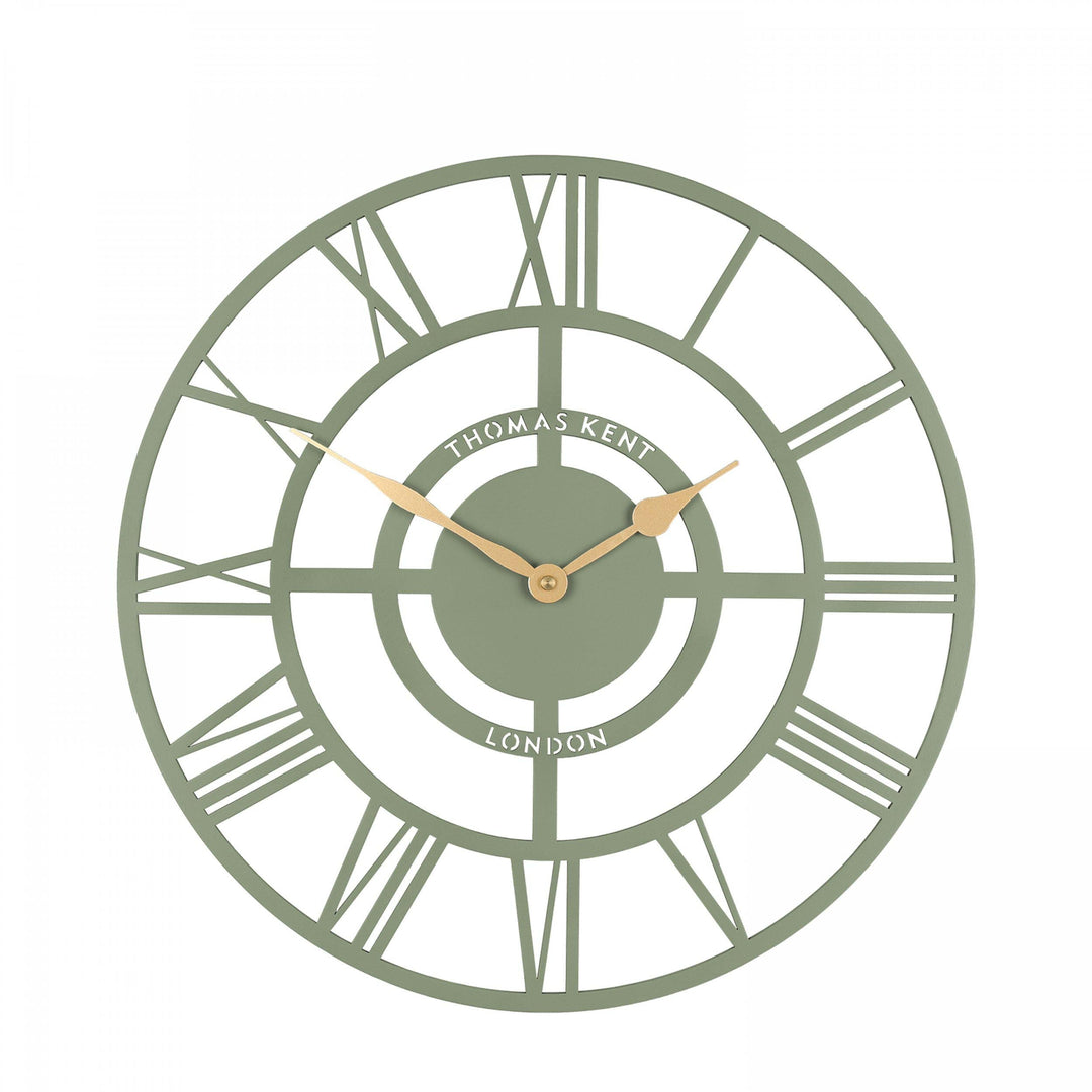 Thomas Kent London. Bright Star Wall Clock 16" (40cm) Olive *PRE ORDER LATE OCTOBER - TheArtistsQuarter