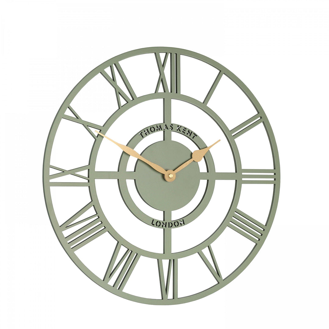 Thomas Kent London. Bright Star Wall Clock 16" (40cm) Olive *PRE ORDER LATE OCTOBER - TheArtistsQuarter