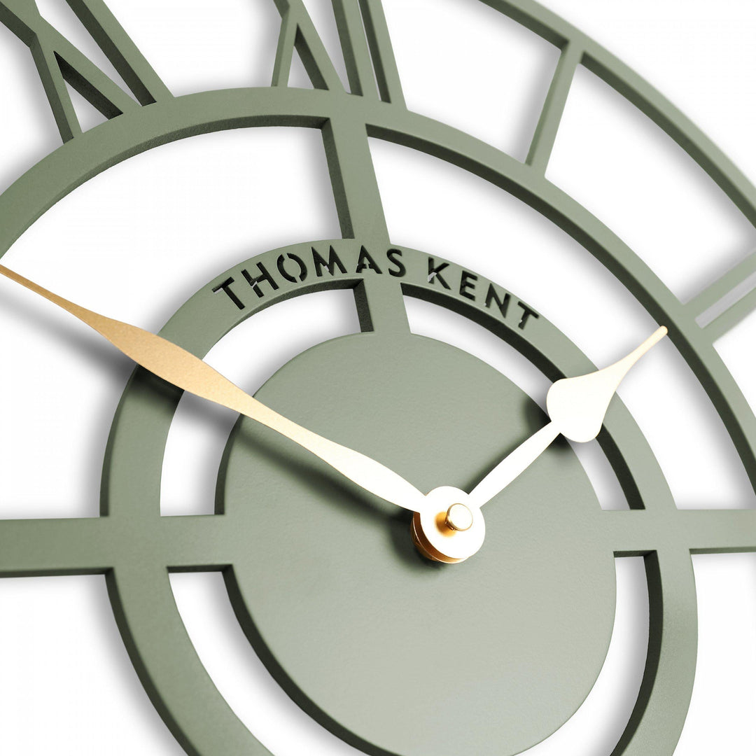 Thomas Kent London. Bright Star Wall Clock 16" (40cm) Olive *PRE ORDER LATE OCTOBER - TheArtistsQuarter
