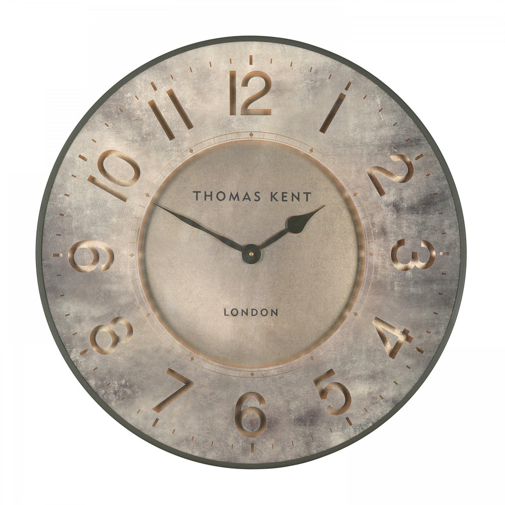Thomas Kent London. Harvest Wall Clock Gold 21" - TheArtistsQuarter