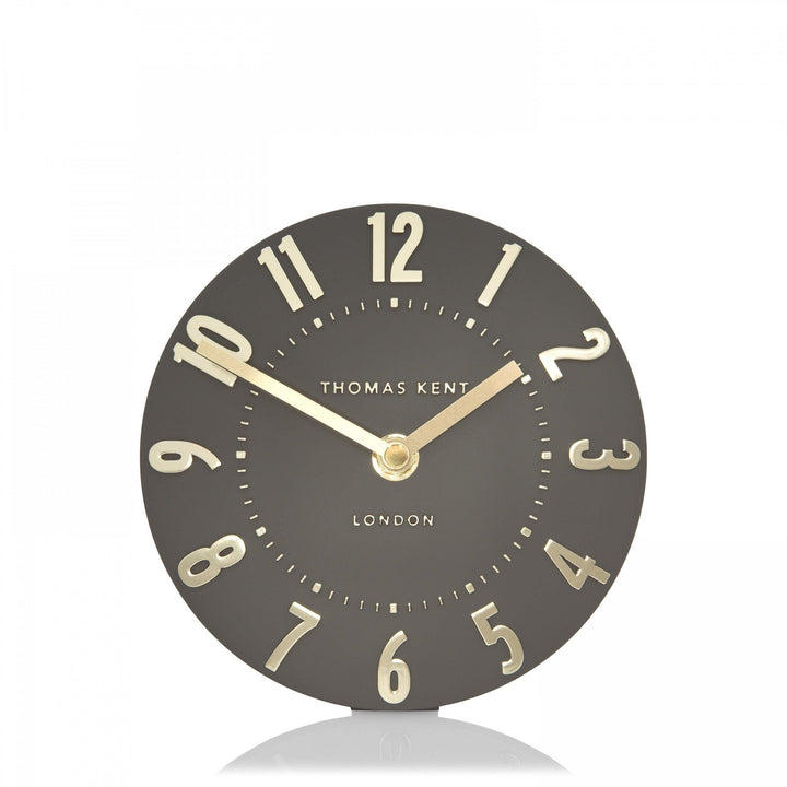 Thomas Kent London. Mulberry Mantel Clock 6" (15cm) Espresso *NEW* - TheArtistsQuarter