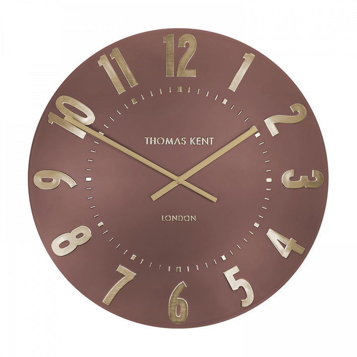 Thomas Kent London. Mulberry Wall Clock 20" (51cm) Auburn - TheArtistsQuarter