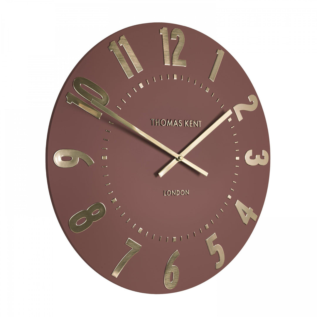 Thomas Kent London. Mulberry Wall Clock 20" (51cm) Auburn - TheArtistsQuarter