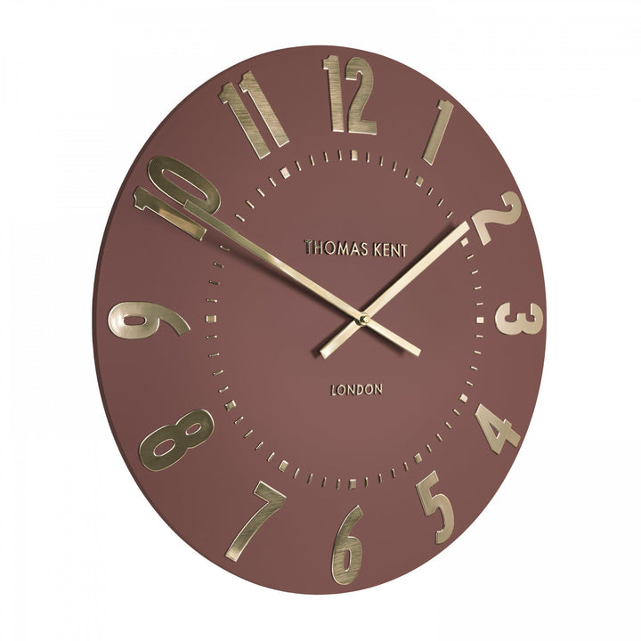 Thomas Kent London. Mulberry Wall Clock 20" (51cm) Auburn - TheArtistsQuarter