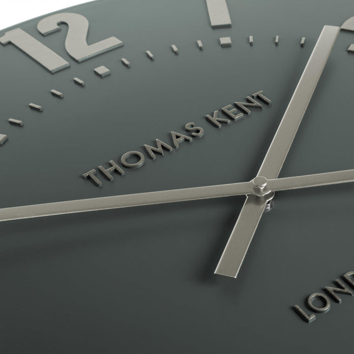 Thomas Kent London. Mulberry Wall Clock 20" (51cm) Olive Green - TheArtistsQuarter