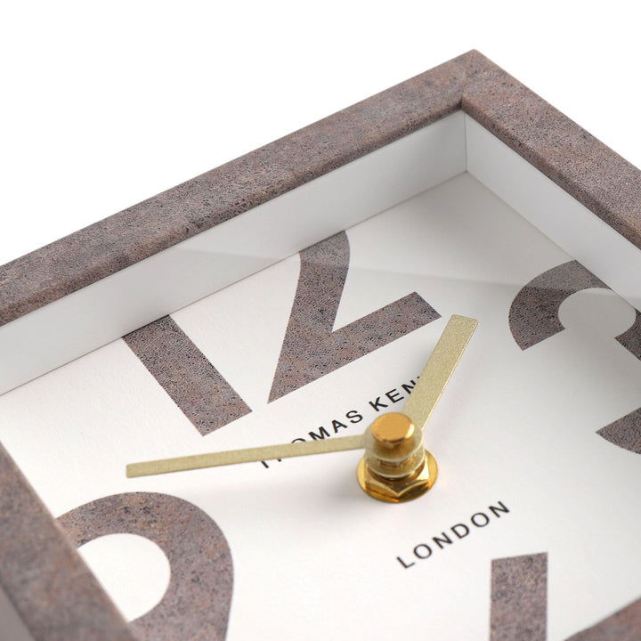 Thomas Kent London. Nordic Mantel Clock Pink - TheArtistsQuarter