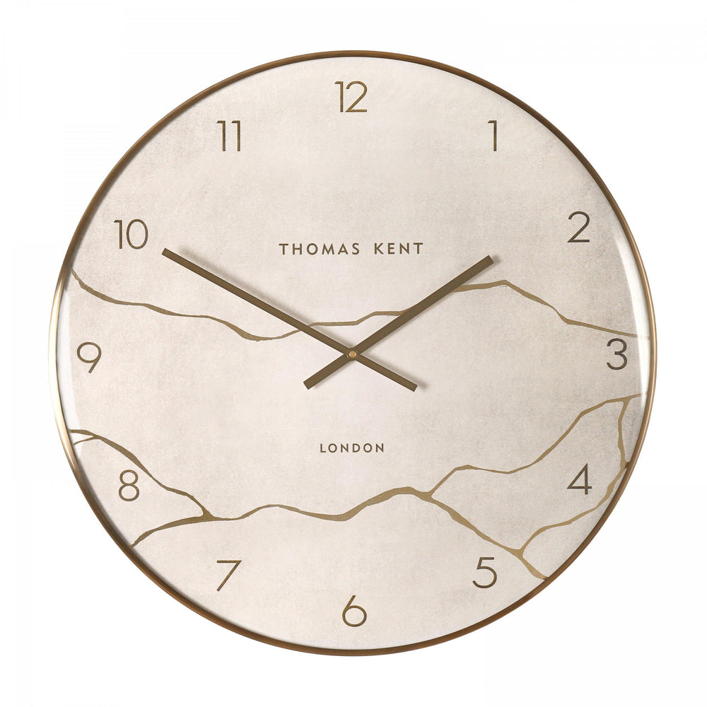 Thomas Kent London. Oyster Wall Clock Stone 26" *PRE-ORDER DELIVERY EARLY SEPT* - TheArtistsQuarter