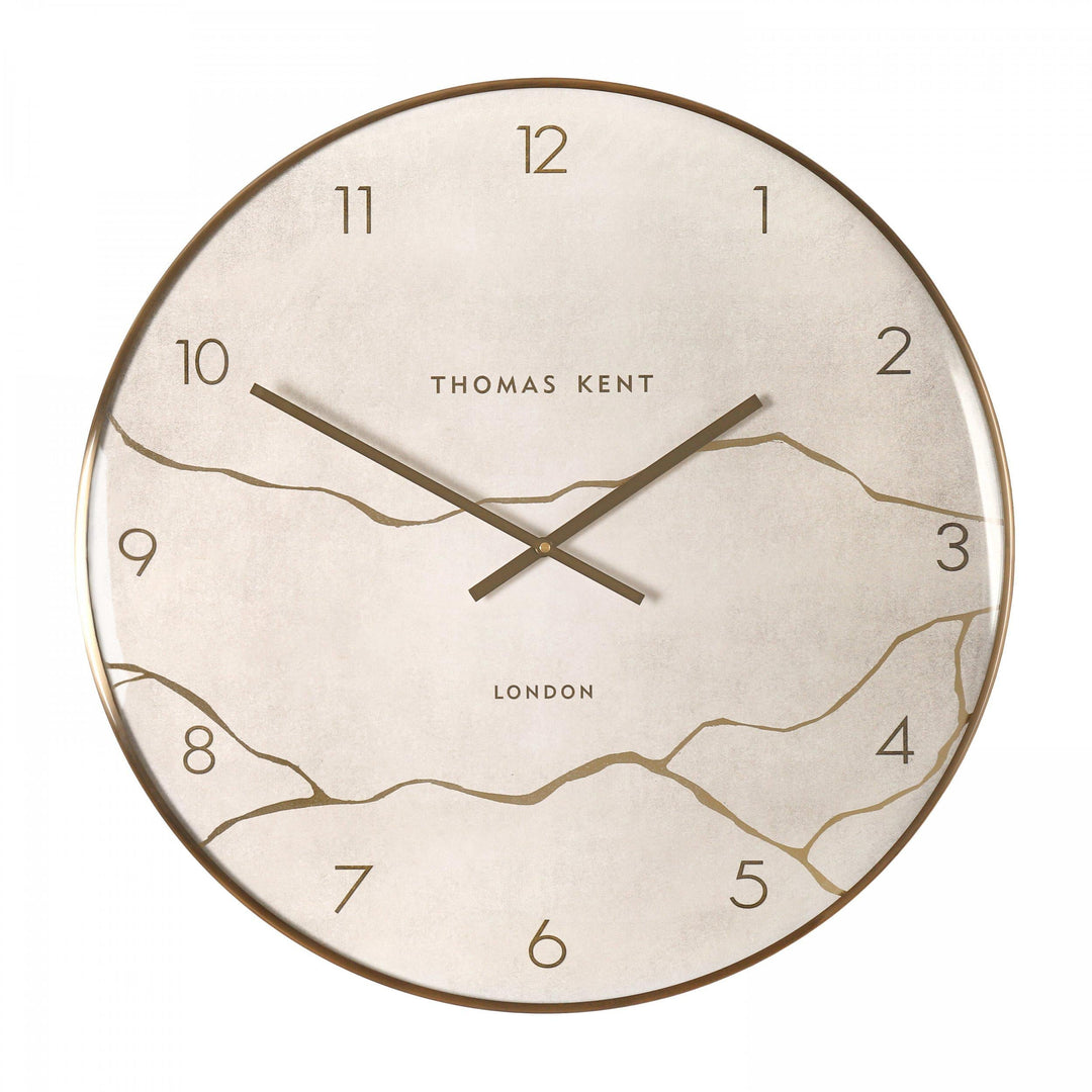 Thomas Kent London. Oyster Wall Clock Stone 26" *PRE-ORDER DELIVERY EARLY SEPT* - TheArtistsQuarter