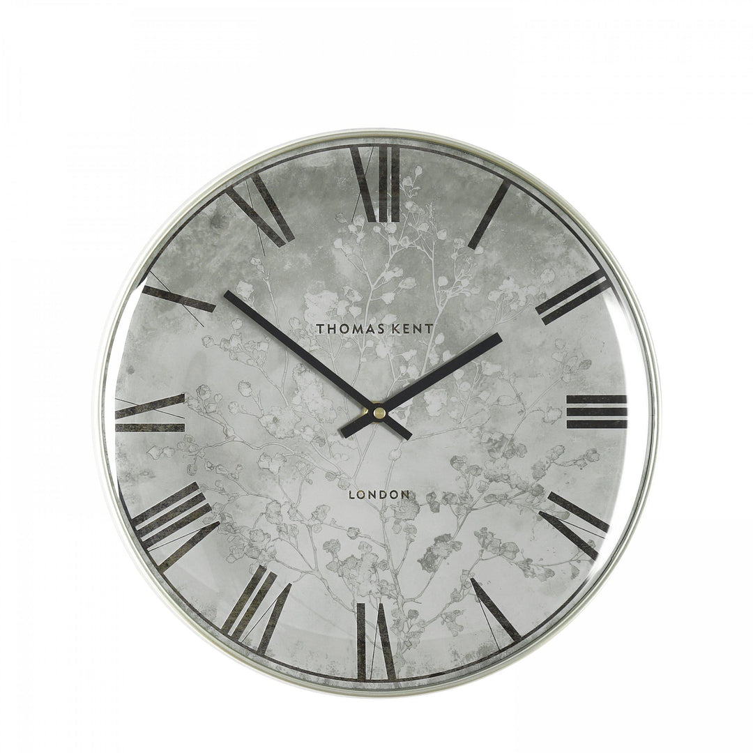 Thomas Kent London. Roma Wall Clock 14" Silver PRE ORDER LATE NOVEMBER - TheArtistsQuarter