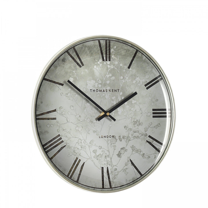 Thomas Kent London. Roma Wall Clock 14" Silver PRE ORDER LATE NOVEMBER - TheArtistsQuarter