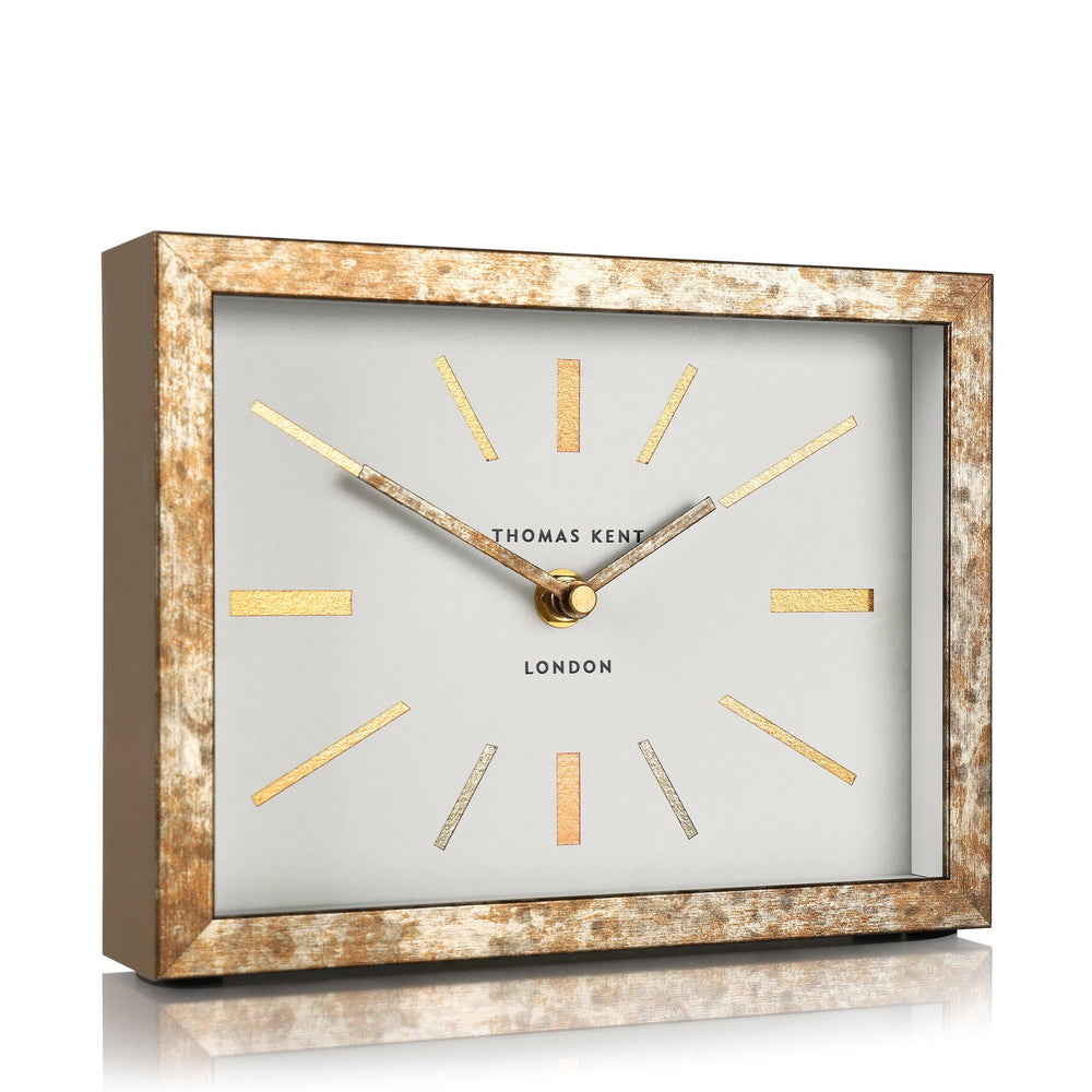 Thomas Kent London. Smithfield Mantel Clock Bronze - TheArtistsQuarter