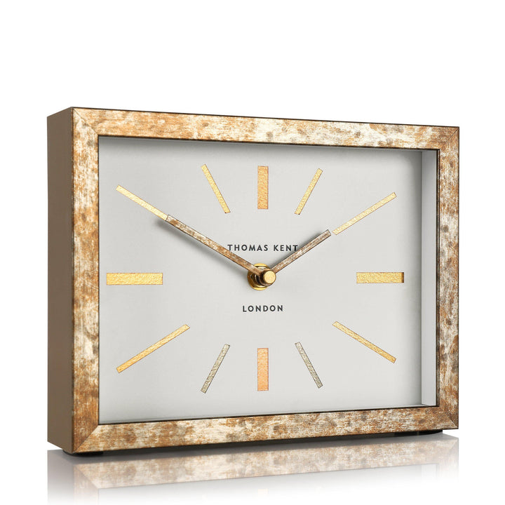 Thomas Kent London. Smithfield Mantel Clock Bronze - TheArtistsQuarter