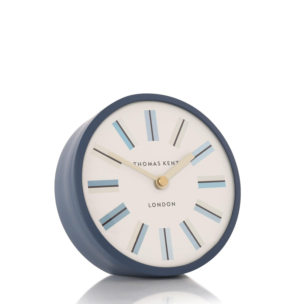 Thomas Kent London. Swift Mantel Clock Dusty Blue - TheArtistsQuarter