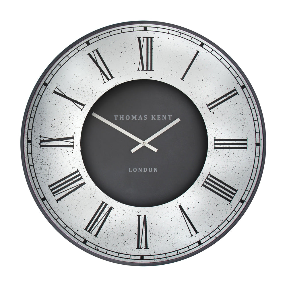 Thomas Kent London. Venetian Wall Clock 30" (76cm) Black - TheArtistsQuarter