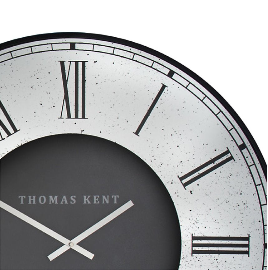 Thomas Kent London. Venetian Wall Clock 30" (76cm) Black - TheArtistsQuarter