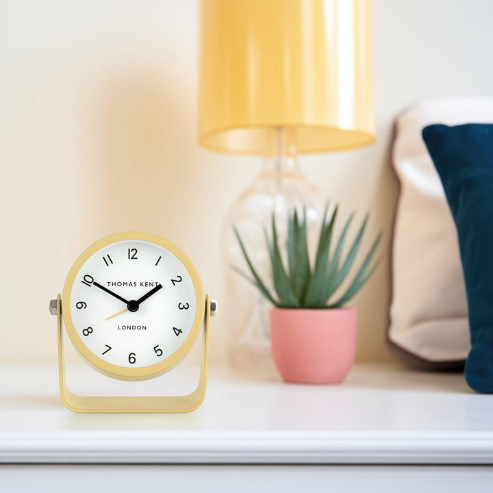Thomas Kent London. Wren Alarm Clock Ochre - TheArtistsQuarter
