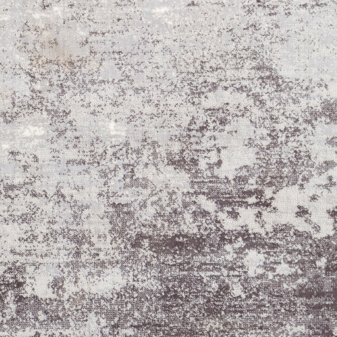Wanderlust Abstract Marble Rug Grey & Light Slate - TheArtistsQuarter