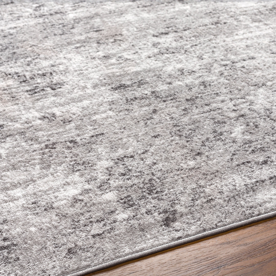 Wanderlust Abstract Marble Rug Grey & Light Slate - TheArtistsQuarter