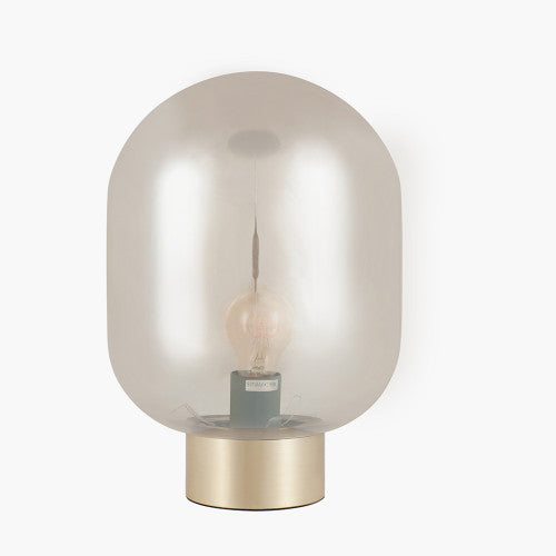 Caserta Lustre Glass Ball and Gold Table Lamp - TheArtistsQuarter