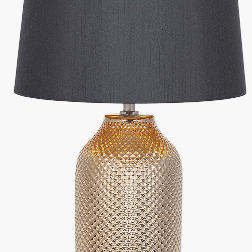 Nova Gold Textured Ceramic Table Lamp *AWAITING STOCK* - TheArtistsQuarter