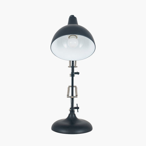 Alonzo Matt Black Metal Angled Task Table Lamp - TheArtistsQuarter