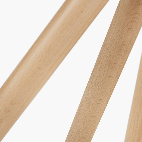 Rabanne Slatted Natural Wood Tripod Table Lamp - TheArtistsQuarter