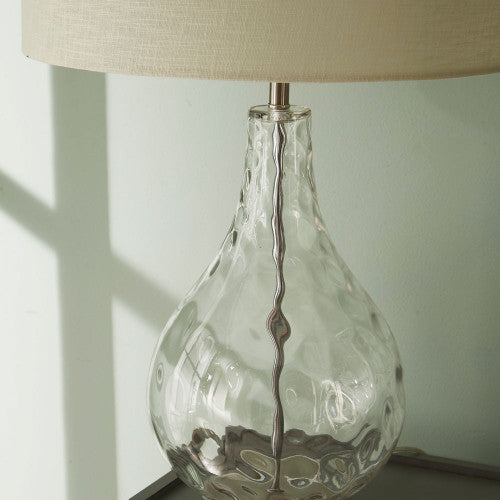 Charlotte Clear Glass Table Lamp - TheArtistsQuarter