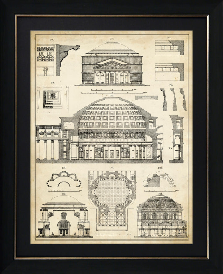 Vintage Architect Plans III - TheArtistsQuarter