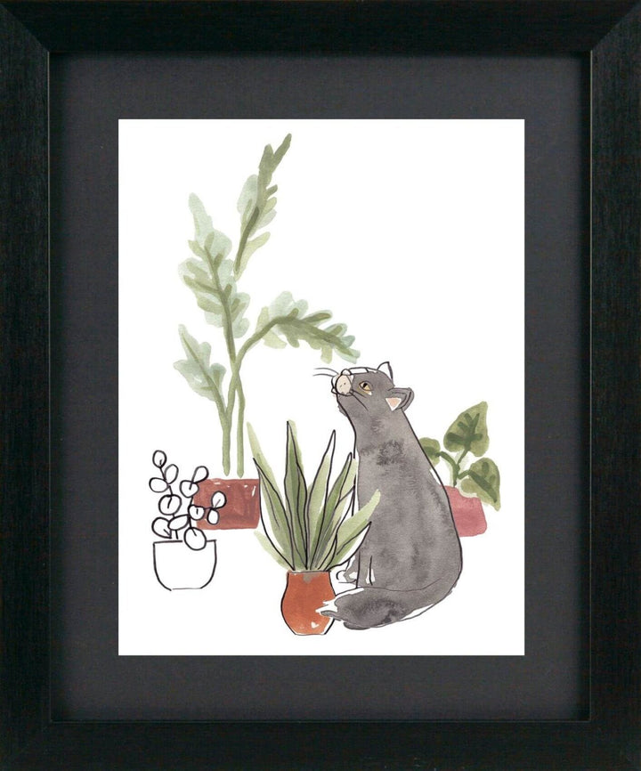 Purrfect Plants Set Of Four By June Erica Vess - TheArtistsQuarter