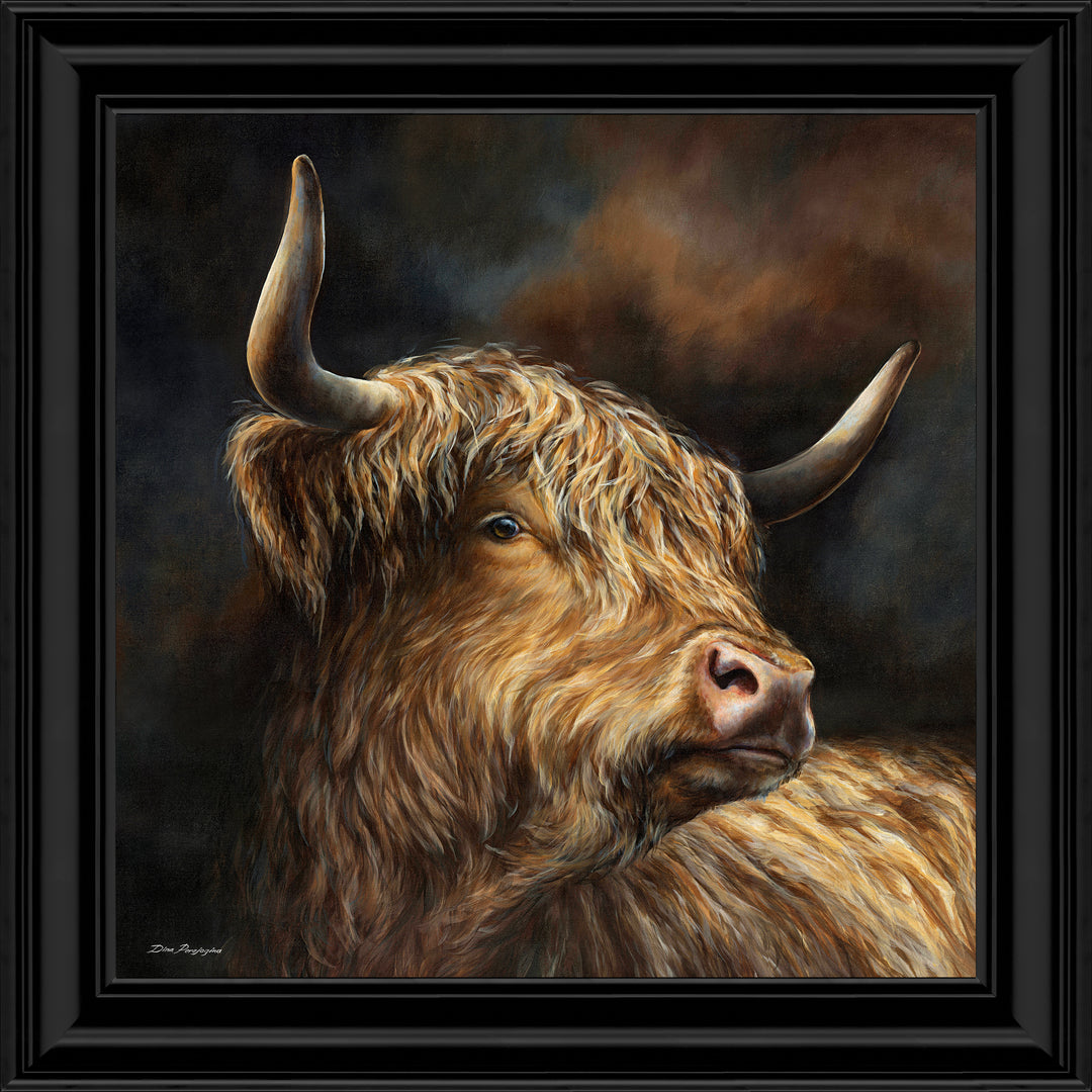 Strong Will (Gloss Black Large Edition) By Dina Perejogina - TheArtistsQuarter
