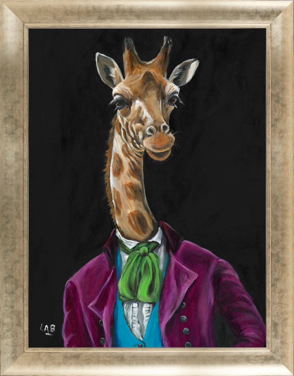 Sir Gerald Giraffe (Large Version) By Louise Brown *EXCLUSIVE* - TheArtistsQuarter